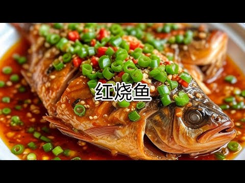 年夜饭经典菜红烧鱼!鲜嫩不腥!巨好吃!