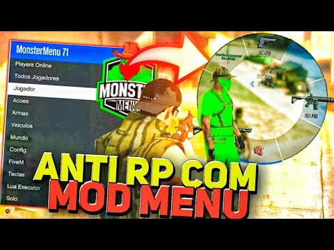 FAZENDO ANTI RP COM MOD MENU NO GTA RP PARTE #2