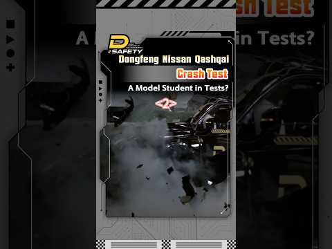 Nissan Qashqai is a model studeny in crash test？#crashtest #safetyfirst  #nissan