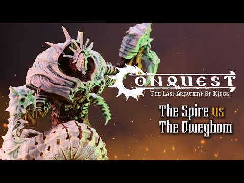 Conquest: Spire vs Dweghom - Full Size Rank and Flank Fantasy Action.