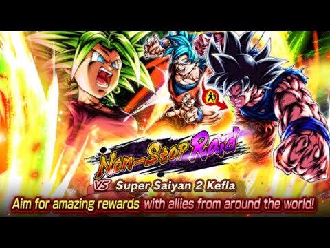 [DRAGON BALL LEGENDS] RAID BOSS STRIKES NON-STOP RAID VS SUPER SAIYAN 2 KEFLA!!! (FULL GAMEPLAY)