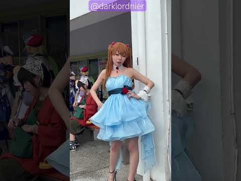 Neon GenesisEvangelion Blue dress AsukaLangleySoryu pt3cosplay#evangelion#asuka#anime#cosplay#coser