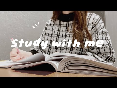 【study with me】1hour at cafe ☕️+ relax jazz piano music 🎧