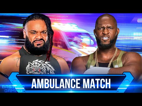 WWE 2K24 | Ambulance Match - Jacob Fatu VS Omos | Survivor Series