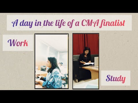 A day in a life of CMA finalist along with training/job