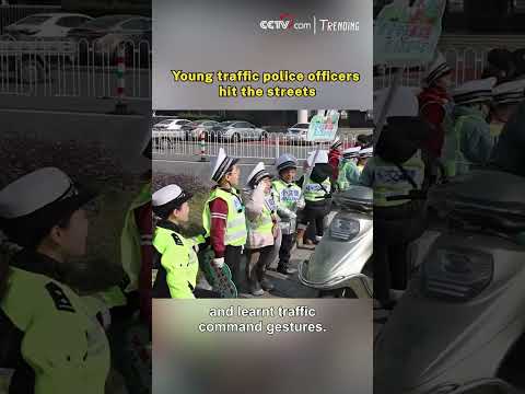 Young traffic police officers hit the streets