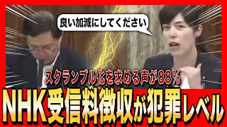 【自民党・小野田紀美】NHKの受信料徴収が犯罪レベル！