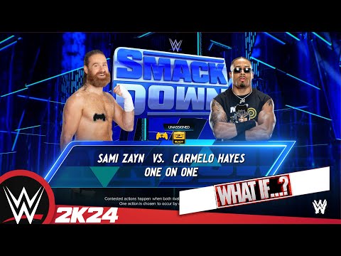 WWE #smackdown 27.12.24 (WHAT IF?) - Sami Zayn VS Carmelo Hayes