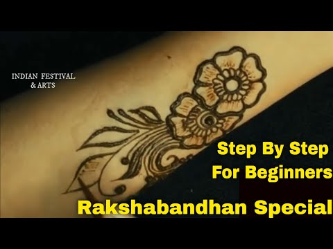 Rakshabandhan 2020 Beautiful Mehandi Design Step by Step | Rakhi Mehandi Design |Mehandi design 2020