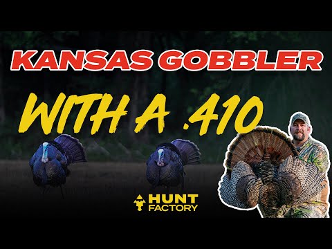 KANSAS GOBBLER WITH A .410! | Turkey Hunting In Kansas