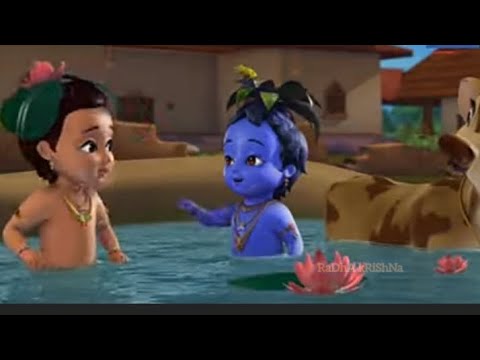 Cute little 🥰 krishna 🙏masti 😝❤️|Masti 😀time of little krishna 😍|#trending #krishna #viral #youtube