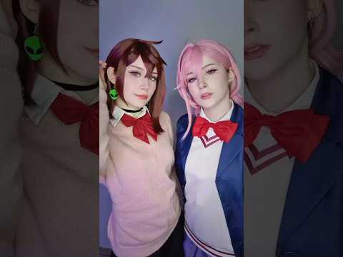 Momo And Aira Cosplay 💗 Dandadan | #shorts #cosplay