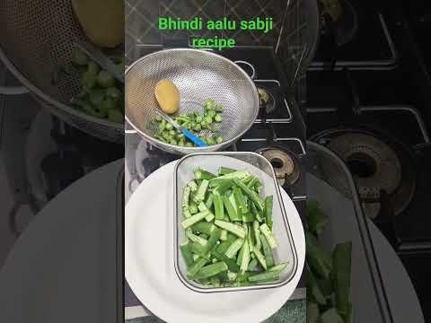 #aalu bhindi sabji recipe #Viral #trending #food #coking #kichan #khana #youtube #instagram #shorts