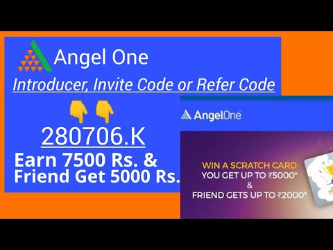 angel one invite code | angel broking invite and earn | angel one refer and earn scratch card