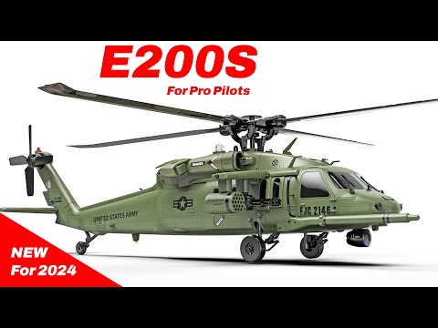 E200S Black Hawk - A 3D Heli for Pro Pilots - Review