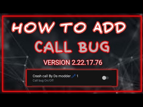 [📞] HOW TO ADD CALL BUG METHOD ON YOUR 2.22.17.76 BASE ❘❘ YO,GB,FM,AERO ❘❘ @d.stechshow1383