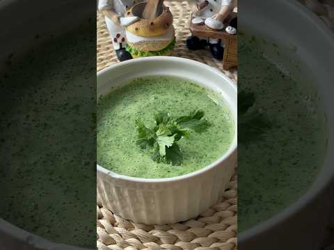 Easy 3 minutes Recipe , Afghan green chutney #youtubeshorts#greenchutney#