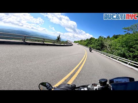 Linn Cove Viaduct - 10k - DEEP IN NORTH CAROLINA day 3 part 1 NY to ALABAMA Barber Museum Ride v2115