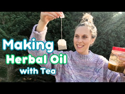 How to make Herbal Oil from Tea Bags