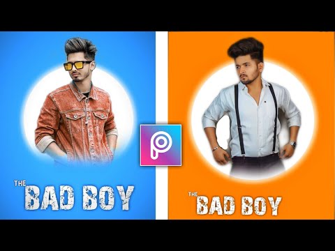 PicsArt Bad Boy Photo Editing Tutorial in 2022 | PicsArt Editing Tutorial in Telugu