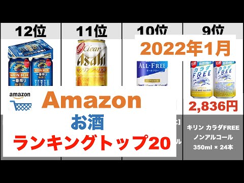 【お酒】Amazon売れ筋月間ランキングトップ20（2022年1月）#amazon#ランキング#商品紹介