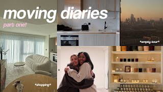 moving diaries | empty apartment tour, shopping + furniture haul