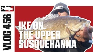 Mike "Ike" Iaconelli Fishing on the Upper Susquehanna with Abu Garcia & Missile Baits - TW VLOG #456