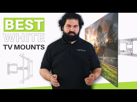 Best TV Wall Mounts of 2022 | Kanto's White TV Mounts