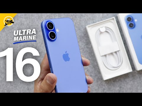 iPhone 16 Unboxing and First Review! (Ultramarine)