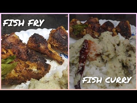 Simple Seafood Combo| Fish fry |Fish coconut curry