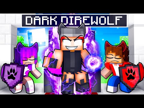 Playing as a DARK DIREWOLF KING in Minecraft!