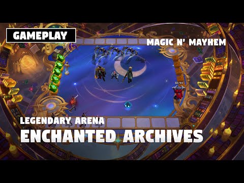 ENCHANTED ARCHIVES (GAMEPLAY) - LEGENDARY ARENA SKIN | TFT SET 12