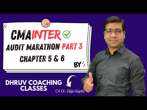 CMA Inter Audit Marathon | Part 3 | Audit Tehniques, Audit Sampling | CMA Inter Paper 10 Revision |