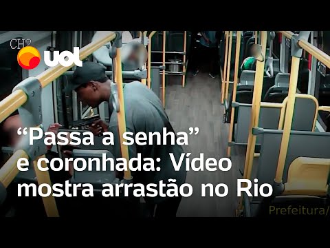 Arrastão no Rio: Vídeo mostra criminosos ameaçando e dando coronhada em passageiro de BRT