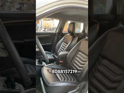 New brezza customised car seat covers#seatcoverdesigns #trendingshorts#youtubeshorts #premiumquality