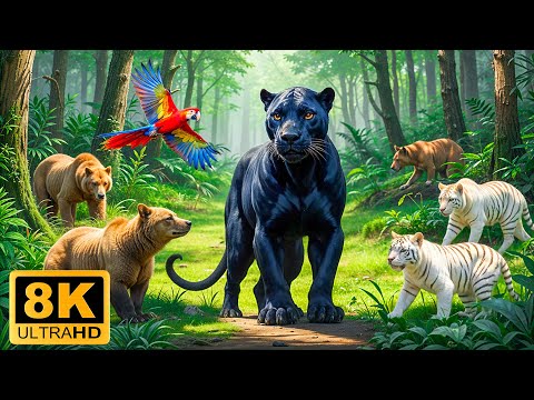 Animal Planet 8K ULTRA HD🐅Relaxing Movie with Inspirational Music