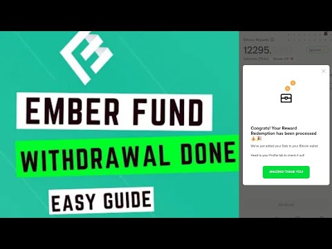 BITCOIN MINING APP, EMBERFUND WITHDRAWAL NEW UPDATE| DO THIS BEFORE PLACING WITHDRAWAL.