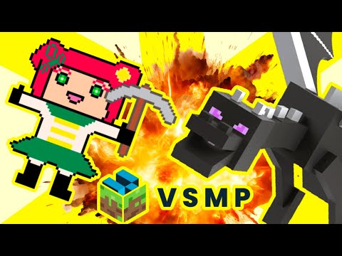 Dragon goes POOF!!!【 Minecraft VSMP】