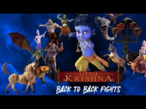 Story of cute little 😍🙏 krishna 🥰|Back to Back fight with demons ❤️|Part-3