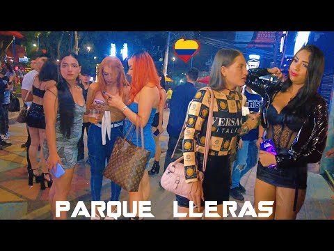 Parque Lleras Exotic Nightlife in medellin Colombia 2023 see why 🇨🇴