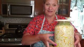 HOMEMADE SLAVIC STYLE SAUERKRAUT  FROM START TO FINISH