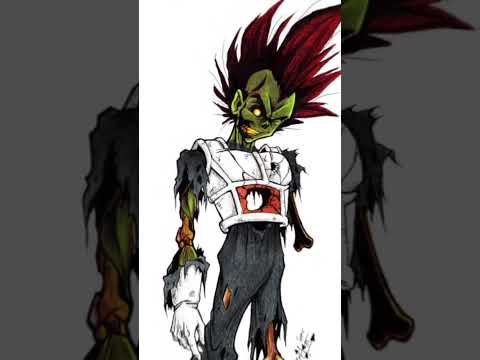 Dragon ball characters in zombie mode