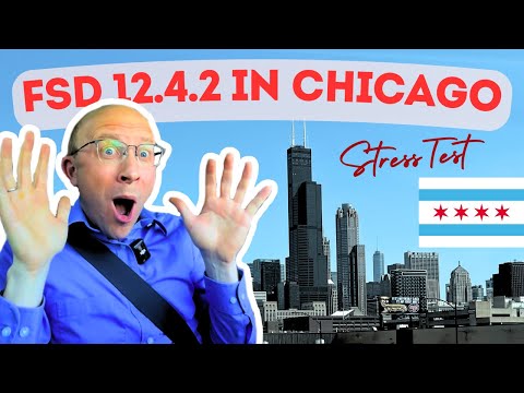 The Ultimate Stress Test: FSD 12.4.2 in Downtown Chicago 👀