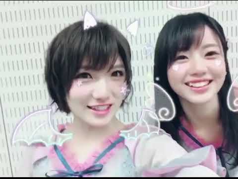 STU48  岡田奈々+瀧野由美子    何回やっても天使になれないのは鬼だから？どゆこと？   2017/11/24