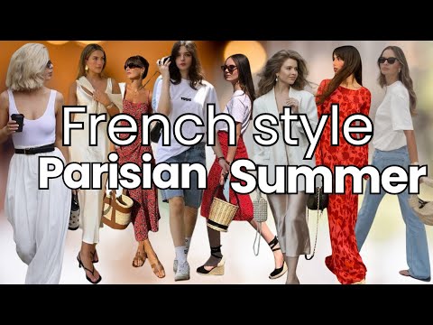 Effortless French Girl Summer: 5 Easy Hacks for Parisian Chic! Parisian outfit ideas 2024 / fashion