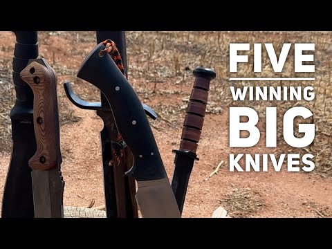 These are the Five big knives I kept