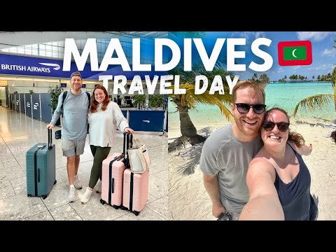 MALDIVES TRAVEL DAY VLOG! ✈️ Flying British Airways London to Malé 🇲🇻 Boeing 777 Economy Review