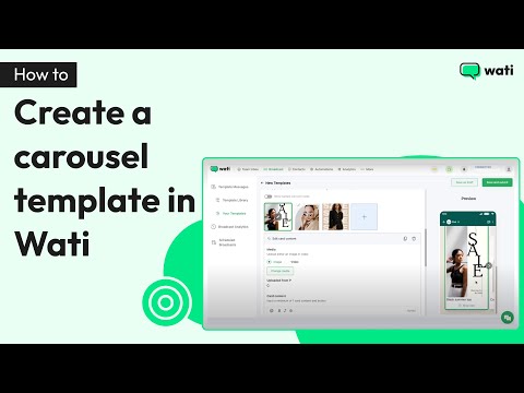 How to create a carousel template in Wati