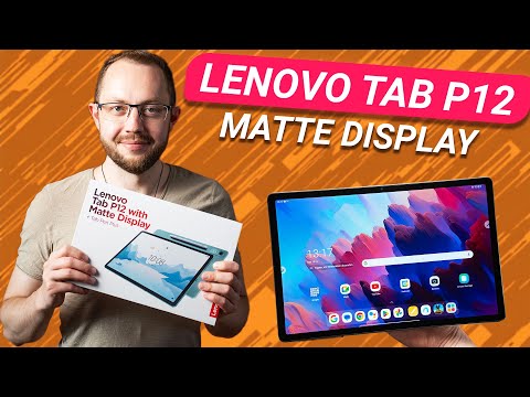 Lenovo Tab P12 with Matte Paper-Display Unboxing & Hands On