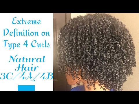 Extreme Definition for Type 3/4 Curls + Denman Brush Review